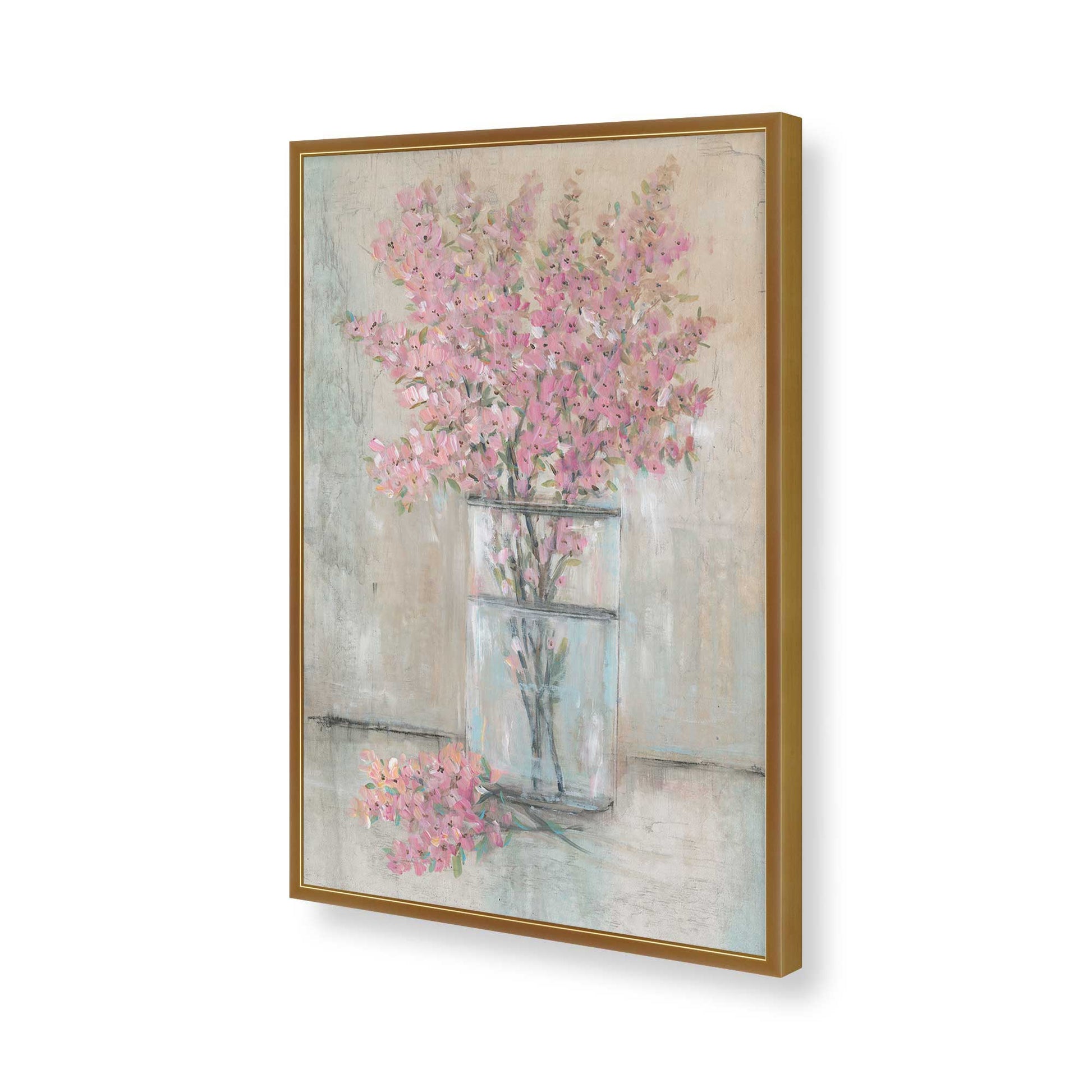 [Color:Polished Gold], Picture of art in a Polished Gold frame of the corner