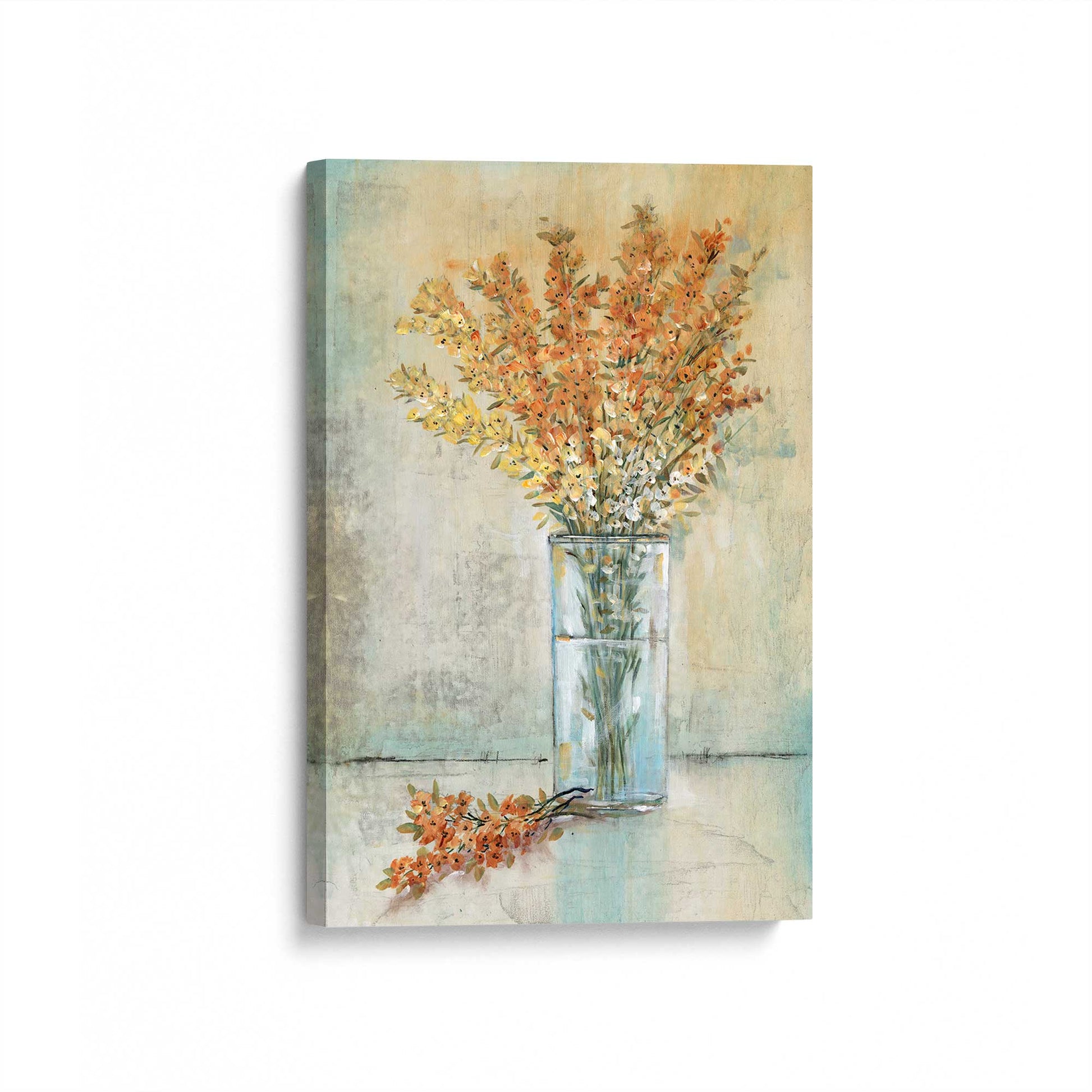 [Color:Stretched Canvas], Picture of art at an angle