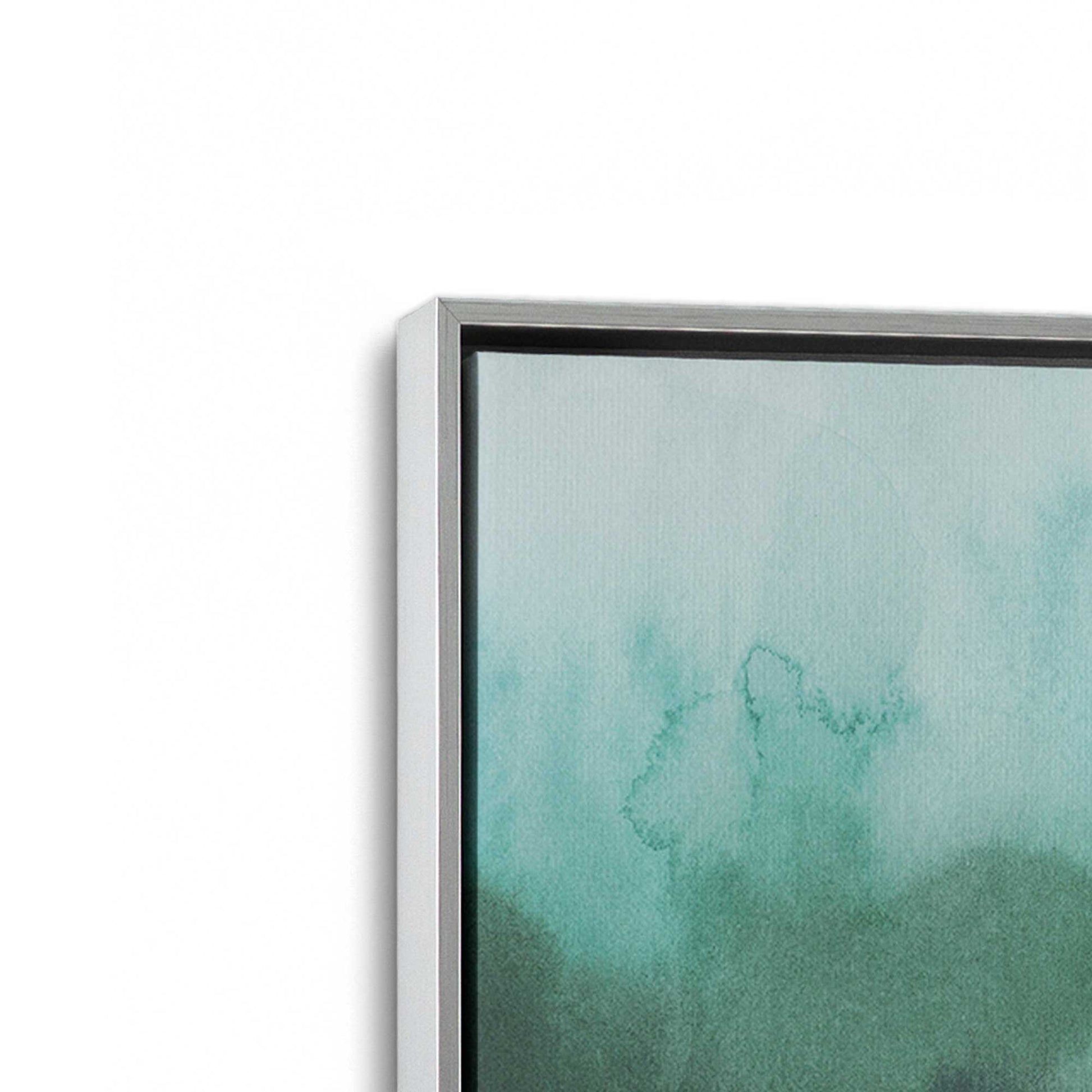 [Color:Polished Chrome], Picture of art in a Polished Chrome frame at an angle