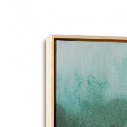 [Color:American Maple], Picture of art in a American Maple frame at an angle