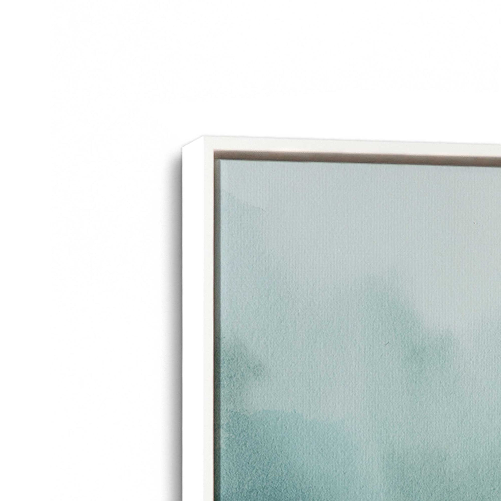 [Color:Opaque White], Picture of art in a White frame at an angle