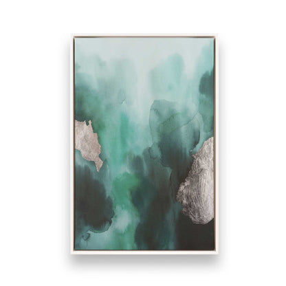 [Color:Opaque White], Picture of art in a White frame