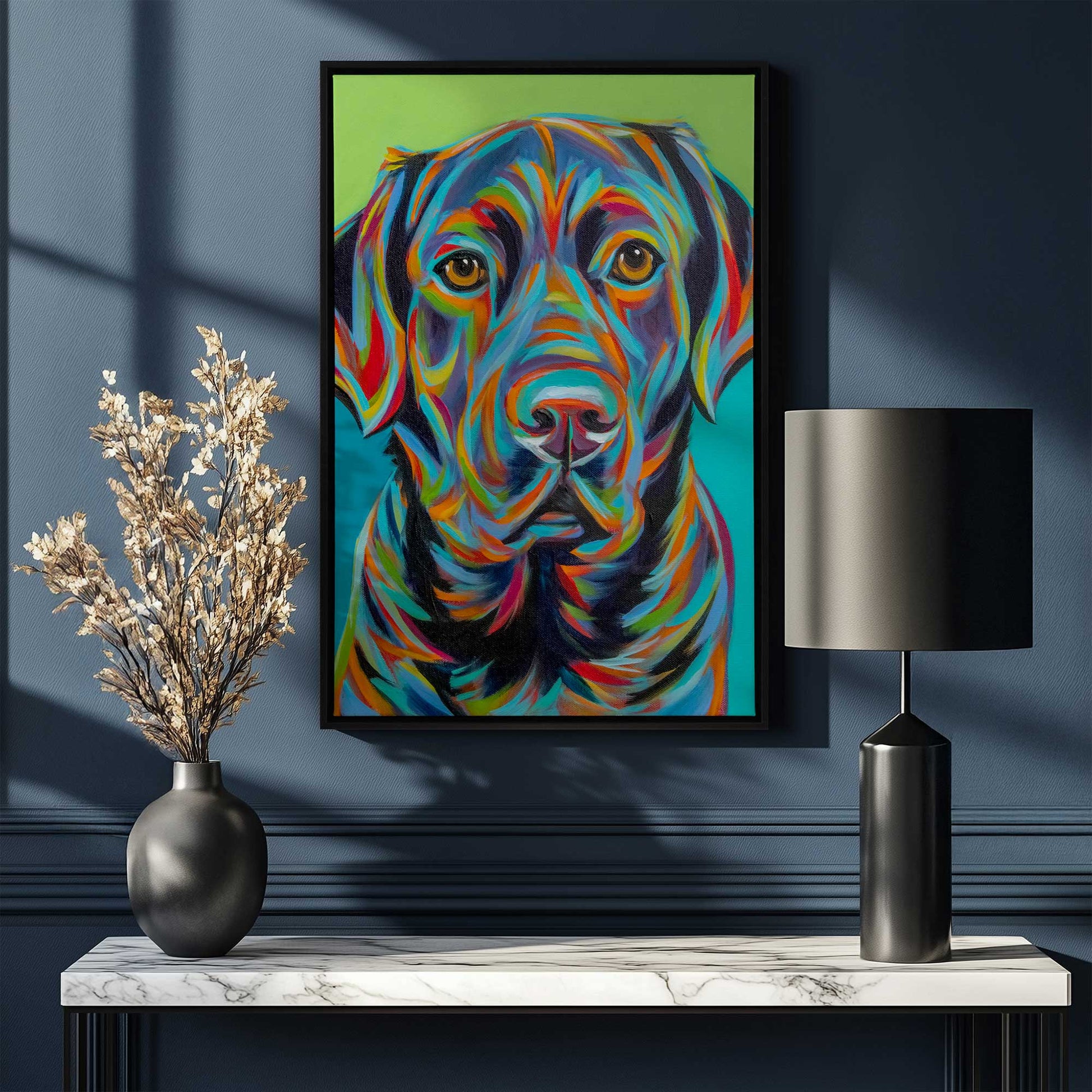 Picture of art in a room