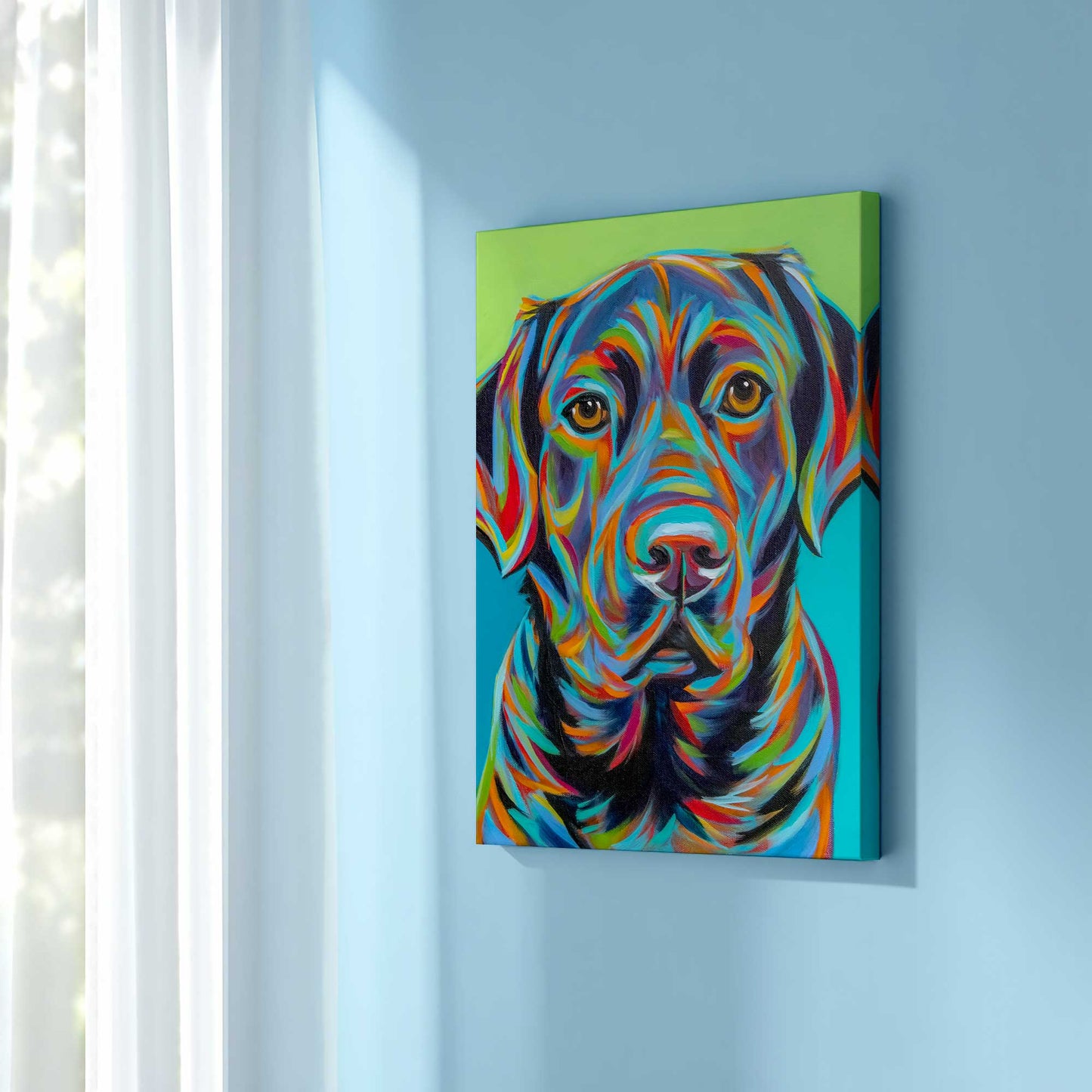 Picture of art in a room
