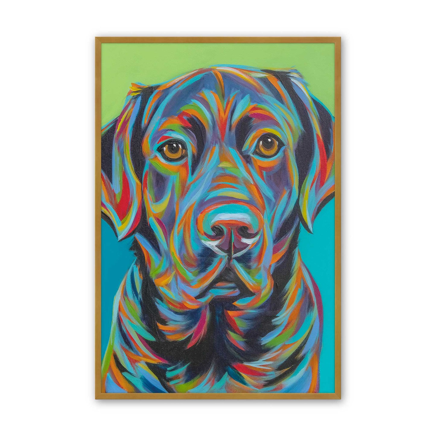 [Color:Polished Gold], Picture of art in a Polished Gold frame