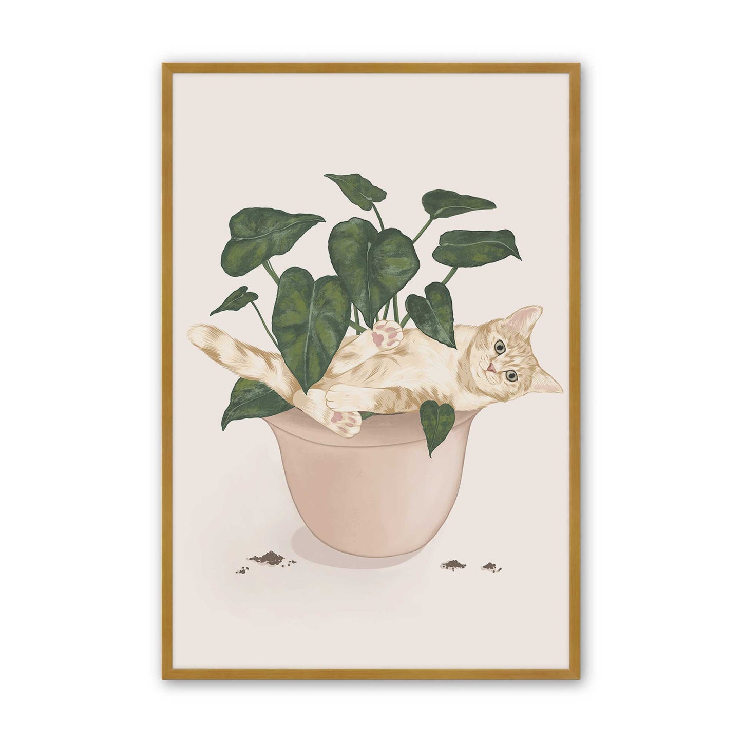 [Color:Polished Gold], Picture of art in a Polished Gold frame