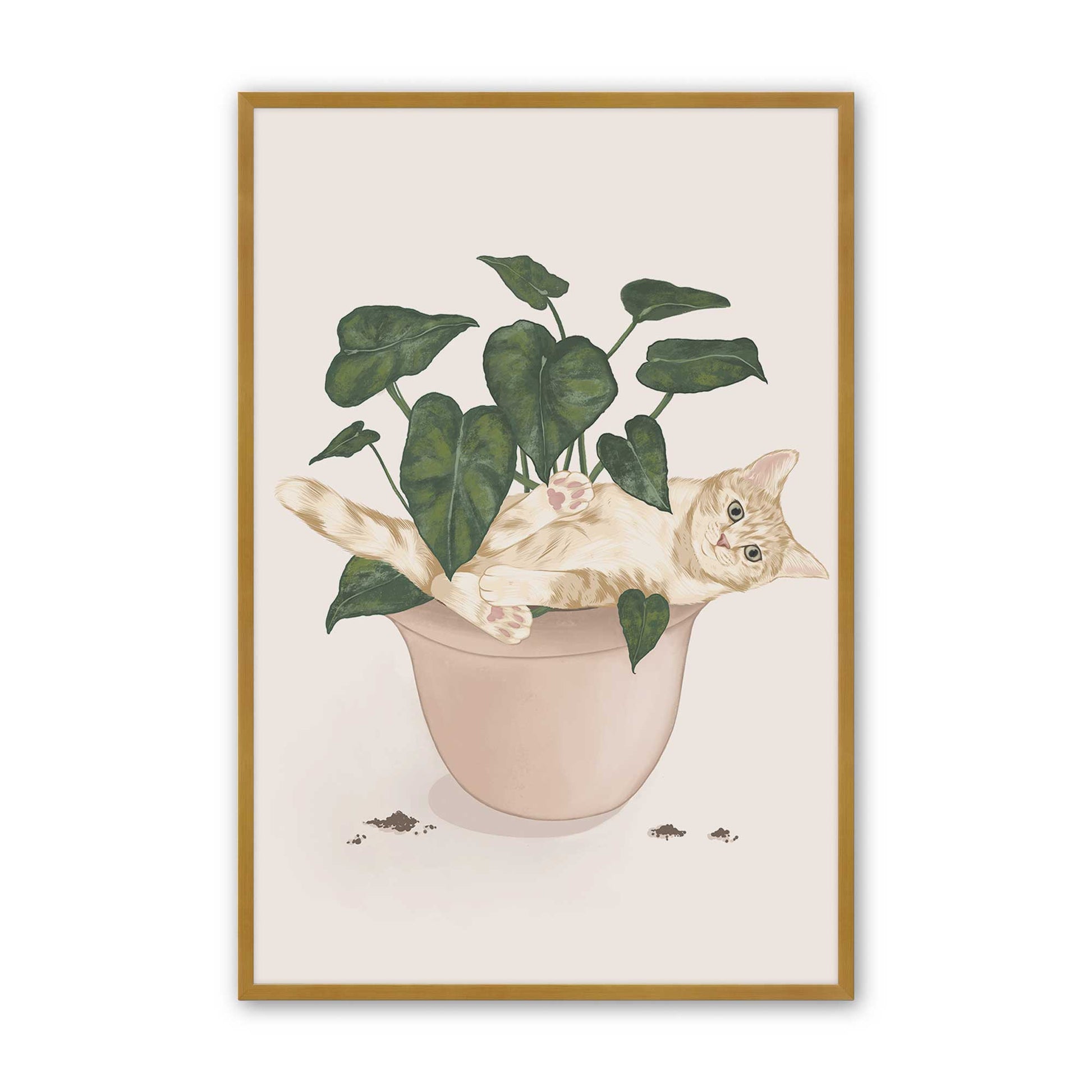[Color:Polished Gold], Picture of art in a Polished Gold frame
