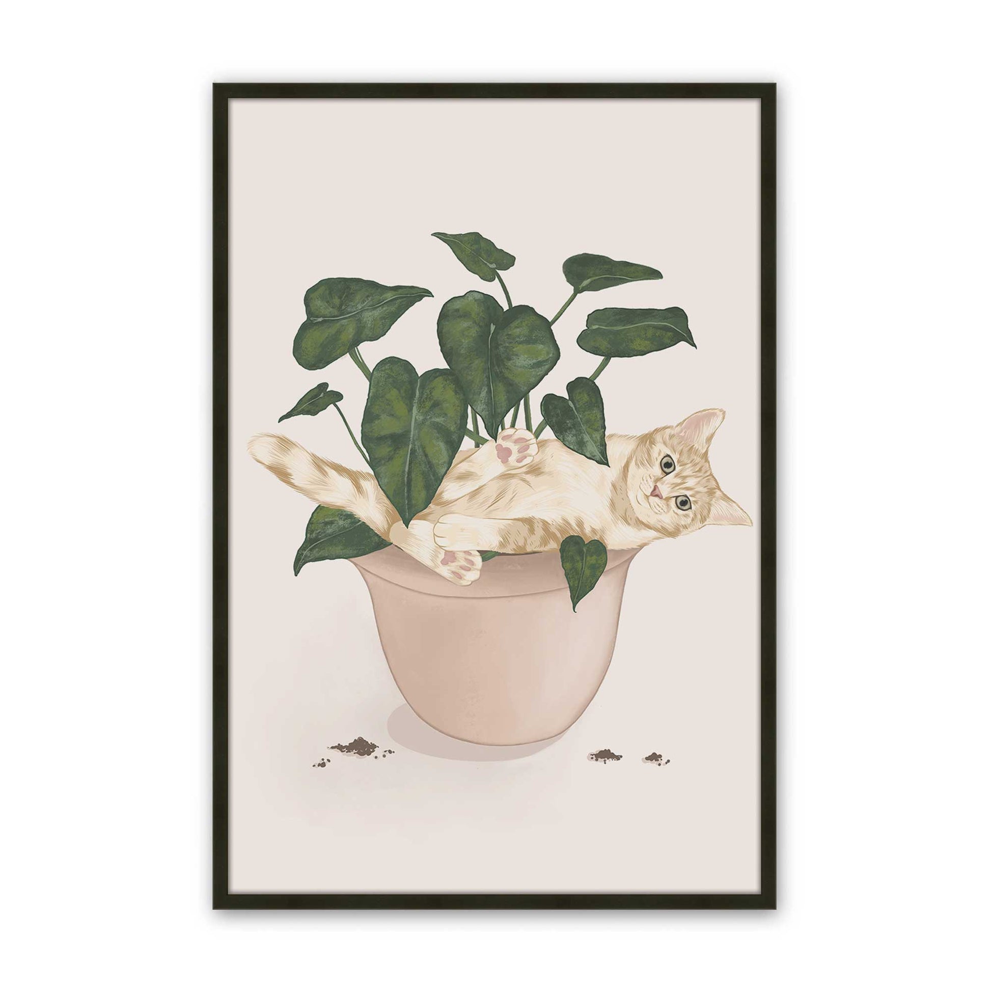 [Color:Satin Black], Picture of art in a Satin Black frame