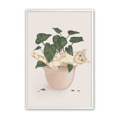 [Color:Opaque White], Picture of art in a Opaque White frame