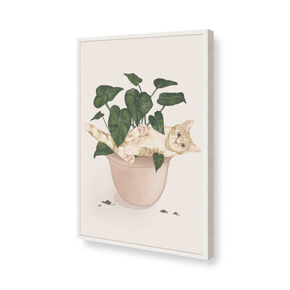 [Color:Opaque White], Picture of art in a Opaque White frame of the corner