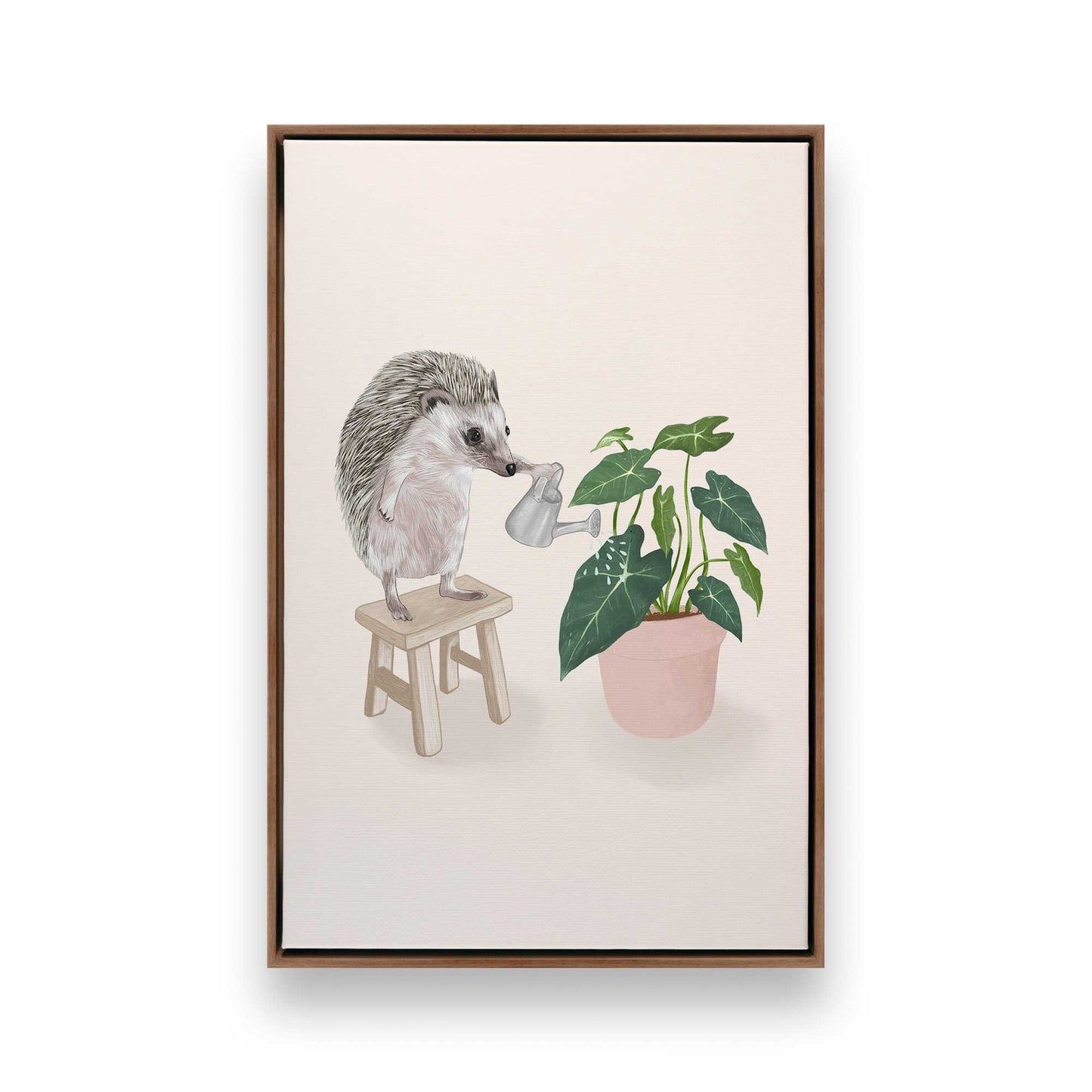 [Color:Walnut], Picture of art in a Walnut frame