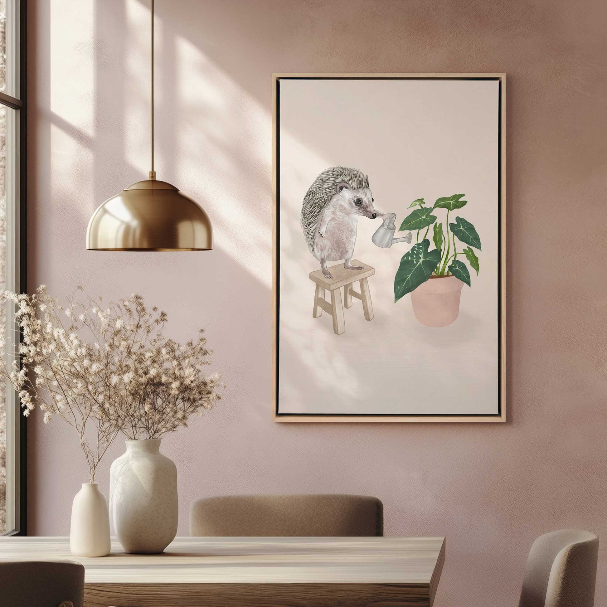 Picture of art in a room