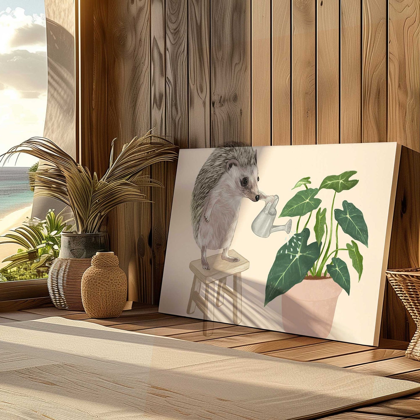 Picture of art in a room