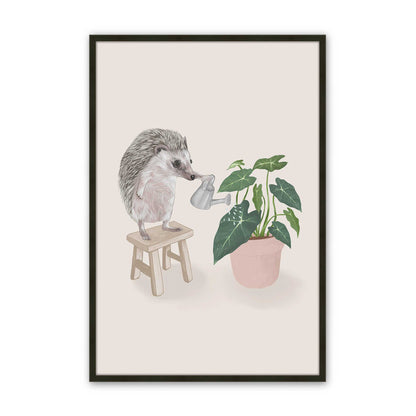 [Color:Satin Black], Picture of art in a Satin Black frame
