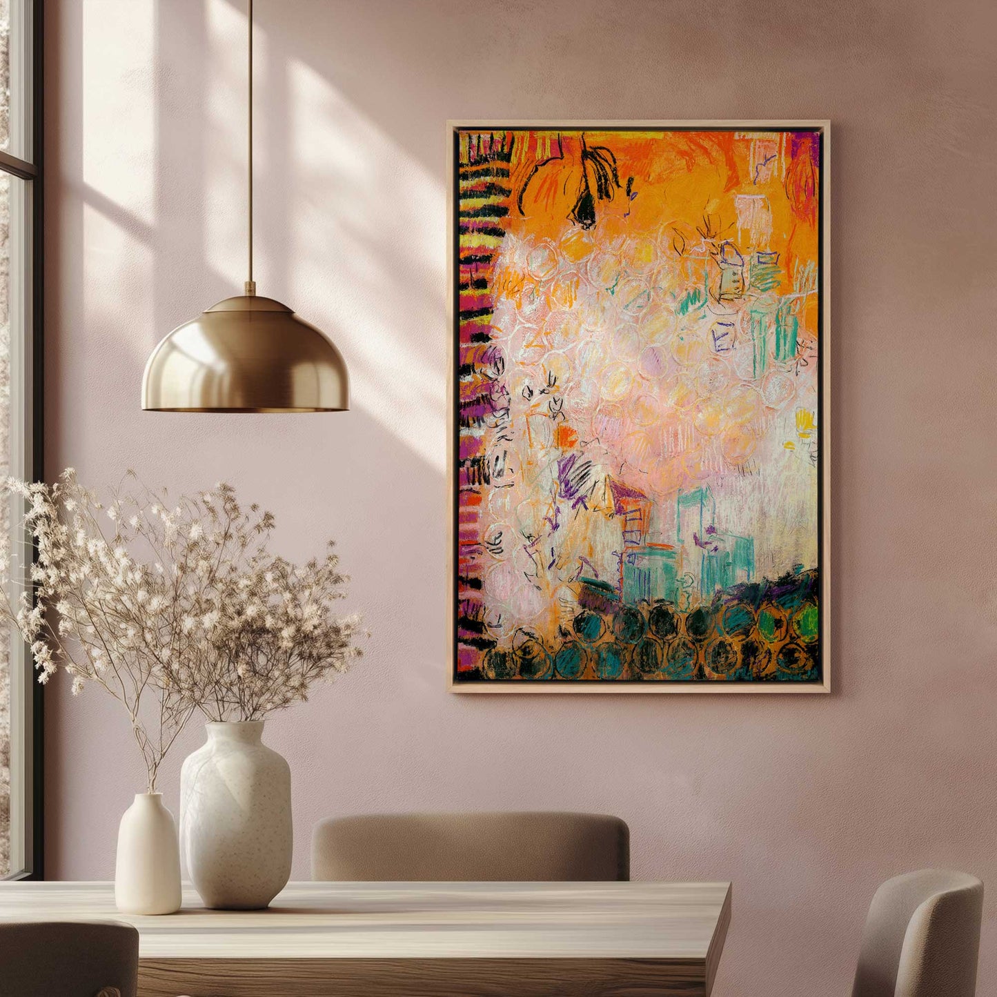 [LIFESTYLE],[SPECIAL],  Picture of art in a roo
