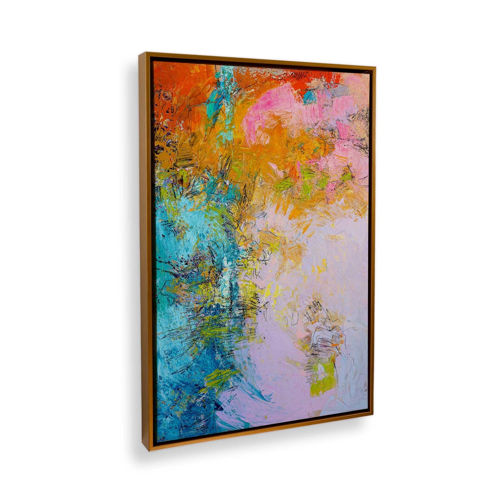 [Color:Polished Gold], Picture of the corner of the art