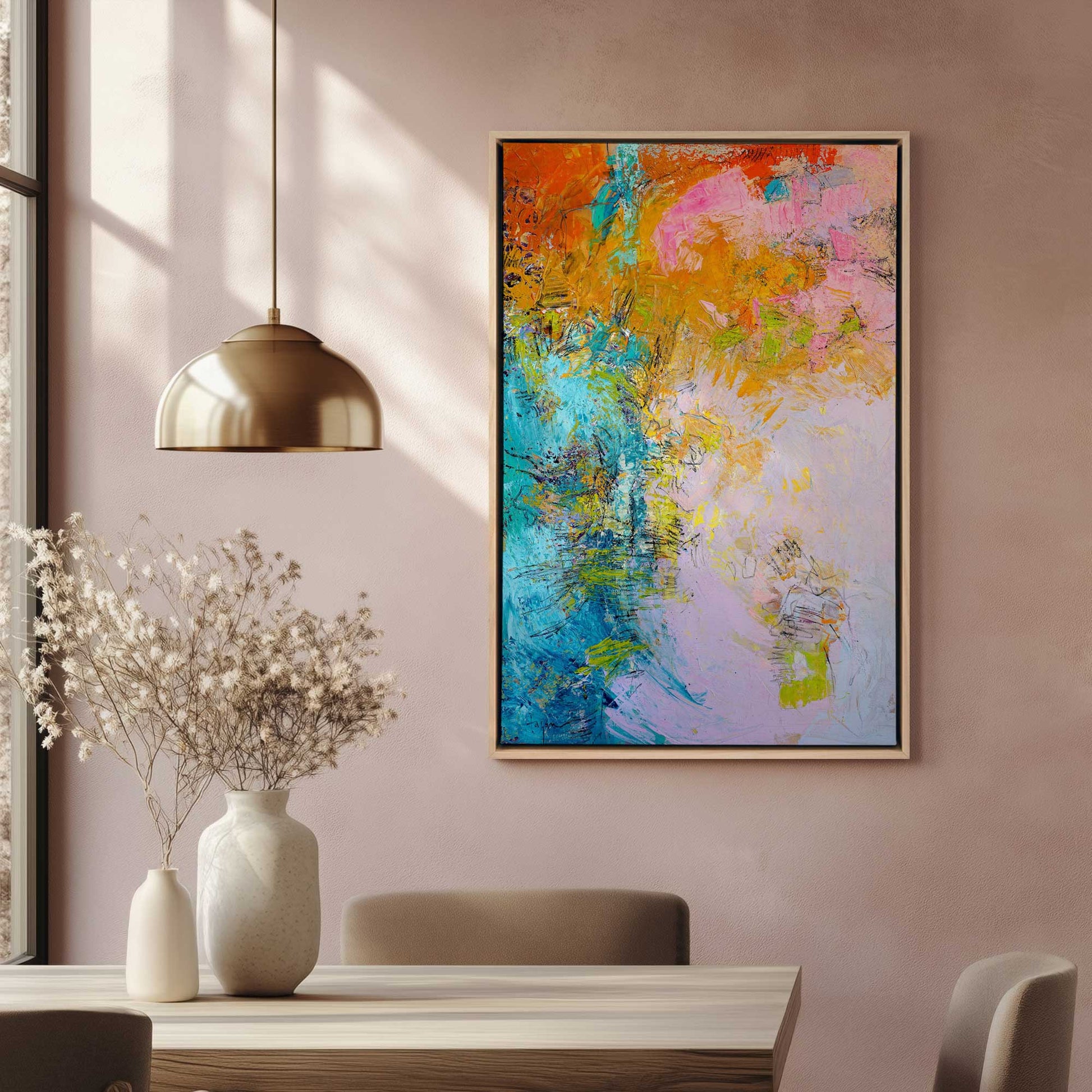 Picture of art in a room
