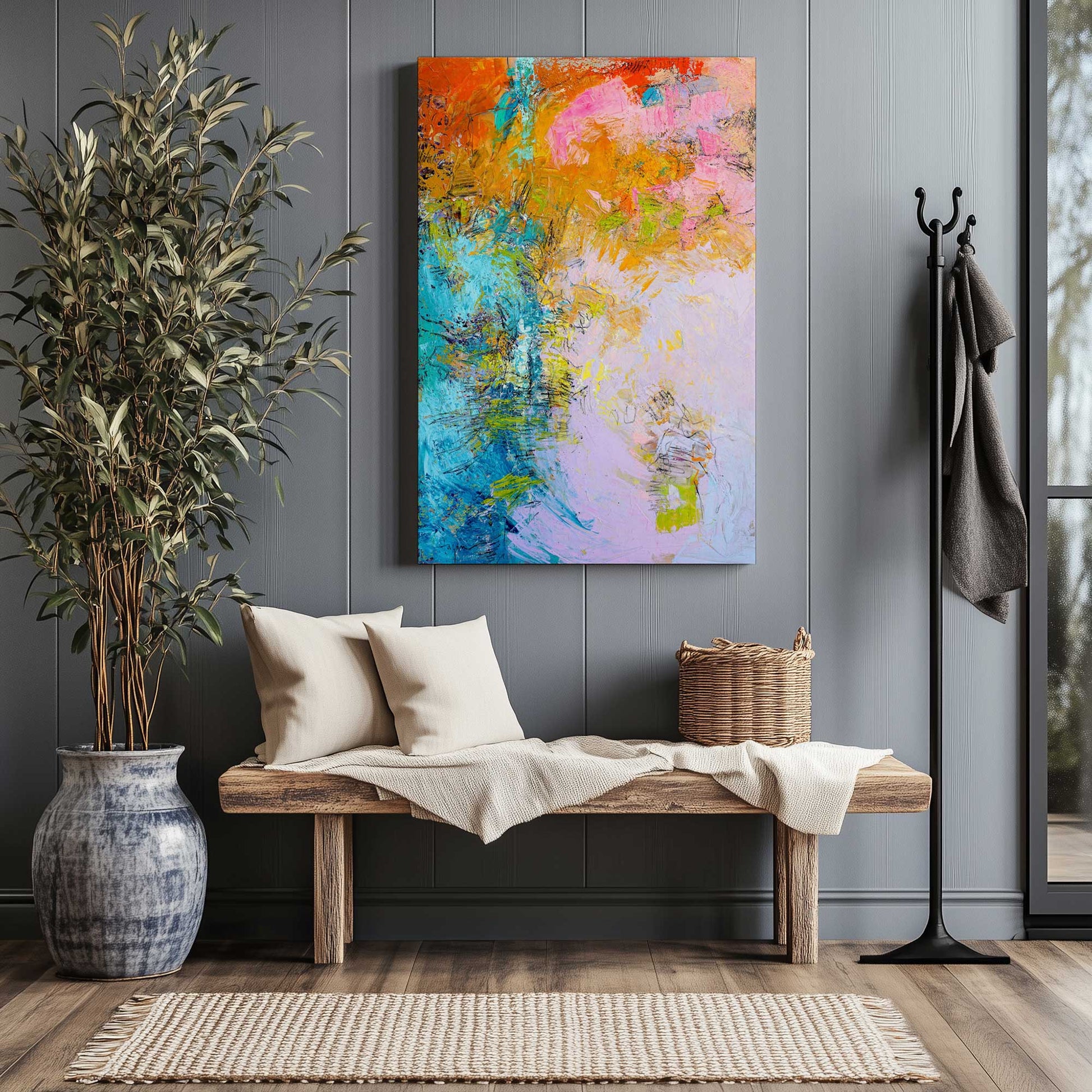 Picture of art in a room