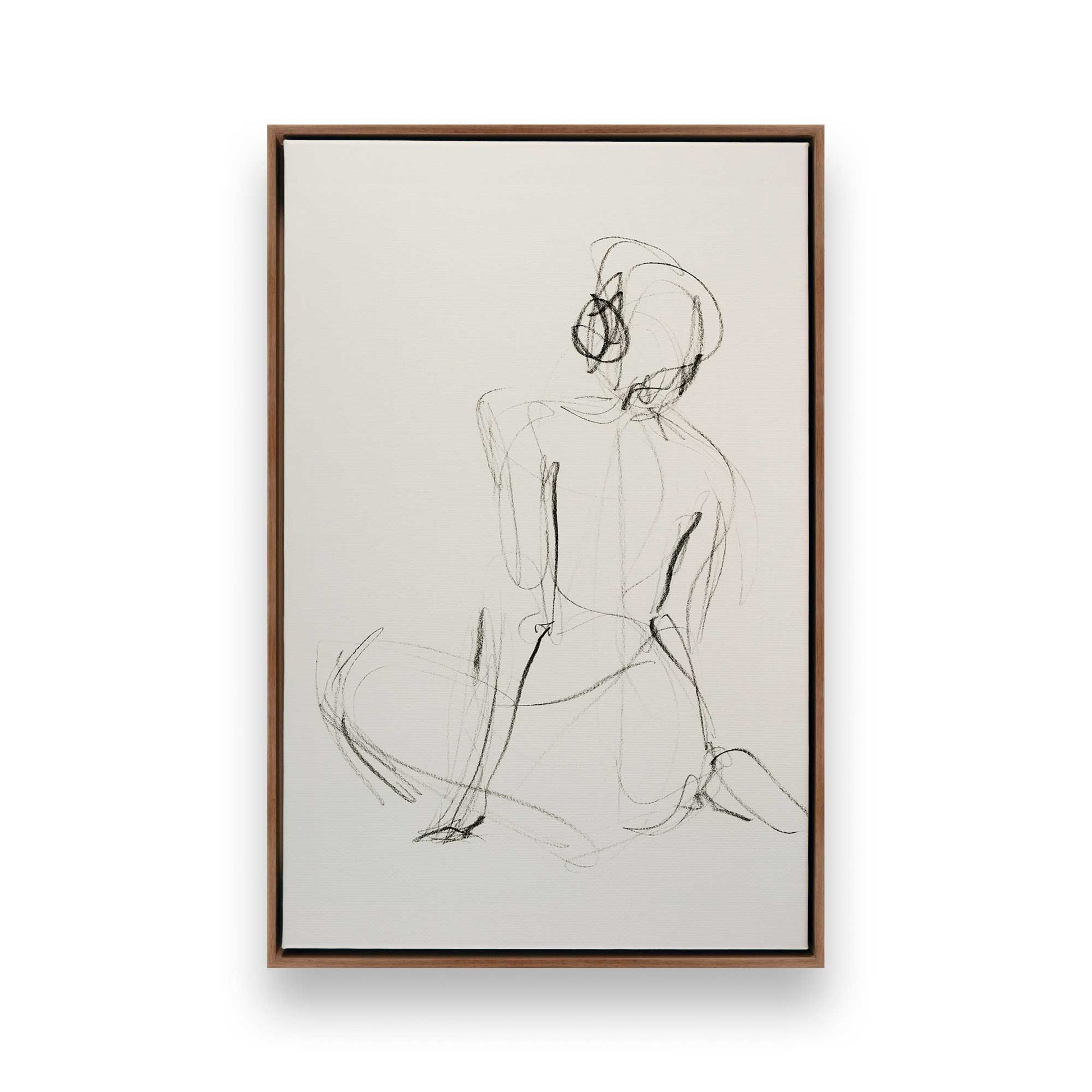 [Color:Walnut], Picture of art in a Walnut frame