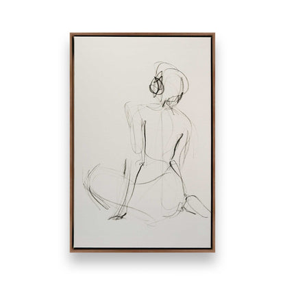 [Color:Walnut], Picture of art in a Walnut frame