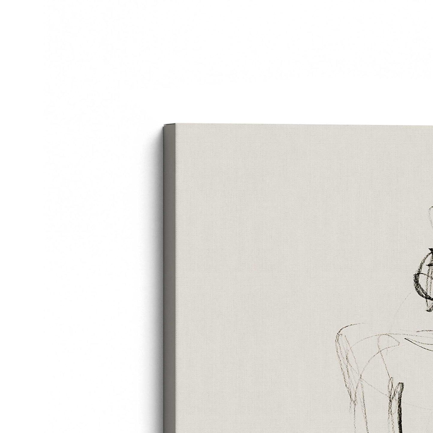 [Color:Stretched Canvas], Picture of the corner of the art