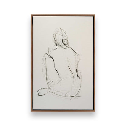 [Color:Walnut], Picture of art in a Walnut frame