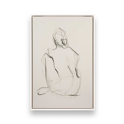 [Color:Opaque White], Picture of art in a White frame