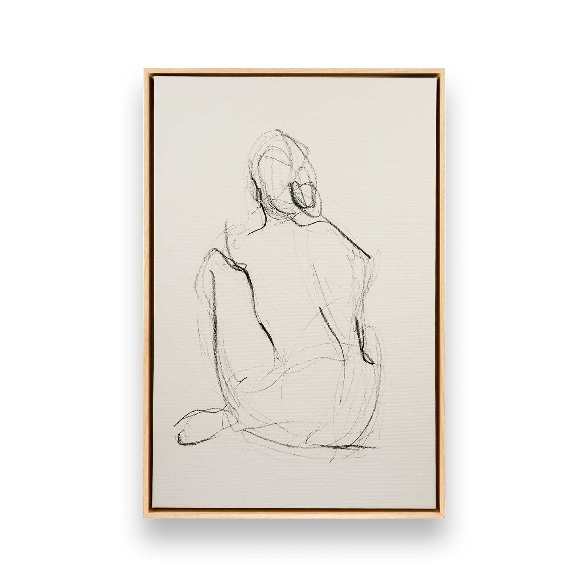 [Color:American Maple], Picture of art in a American Maple frame