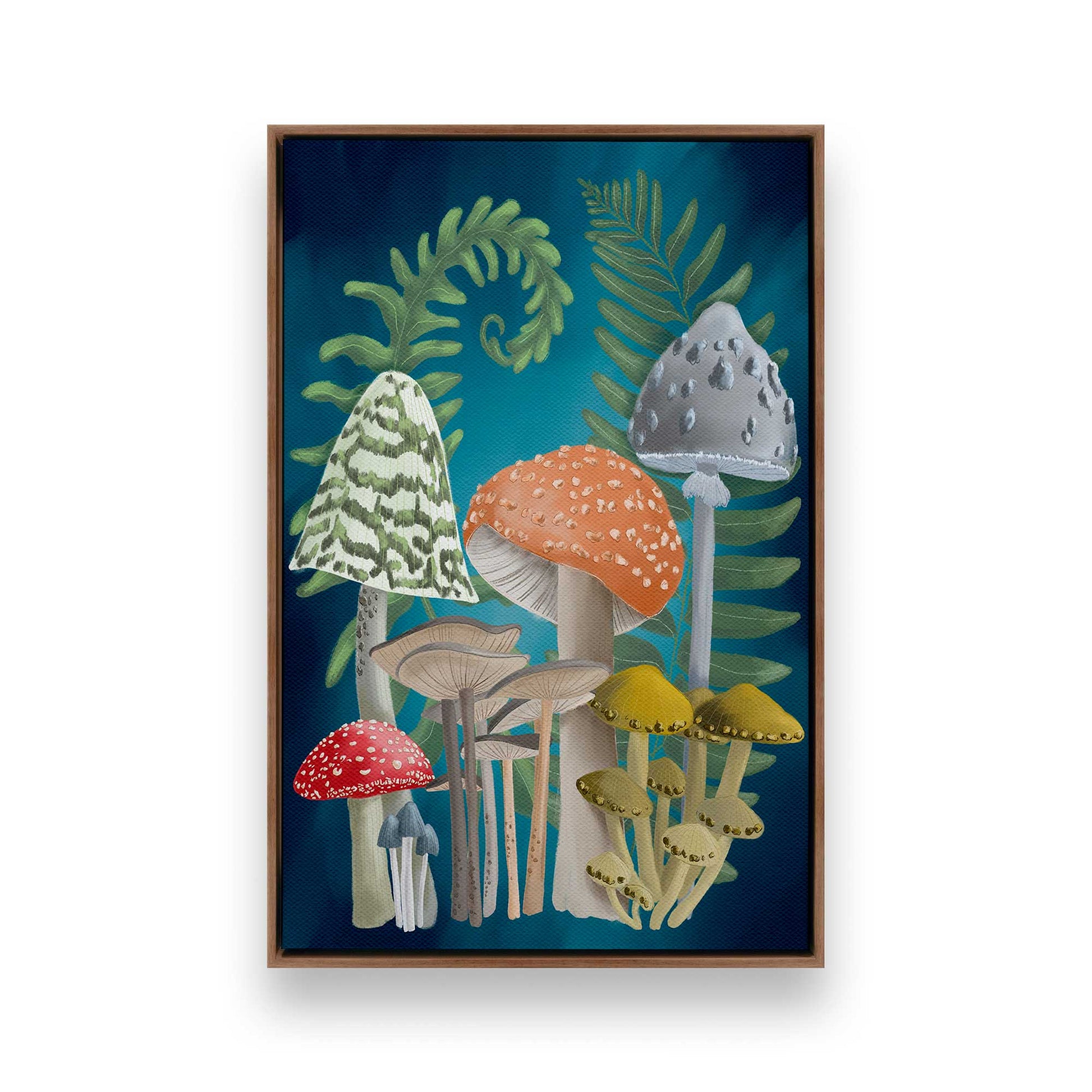 [Color:Walnut], Picture of art in a Walnut frame