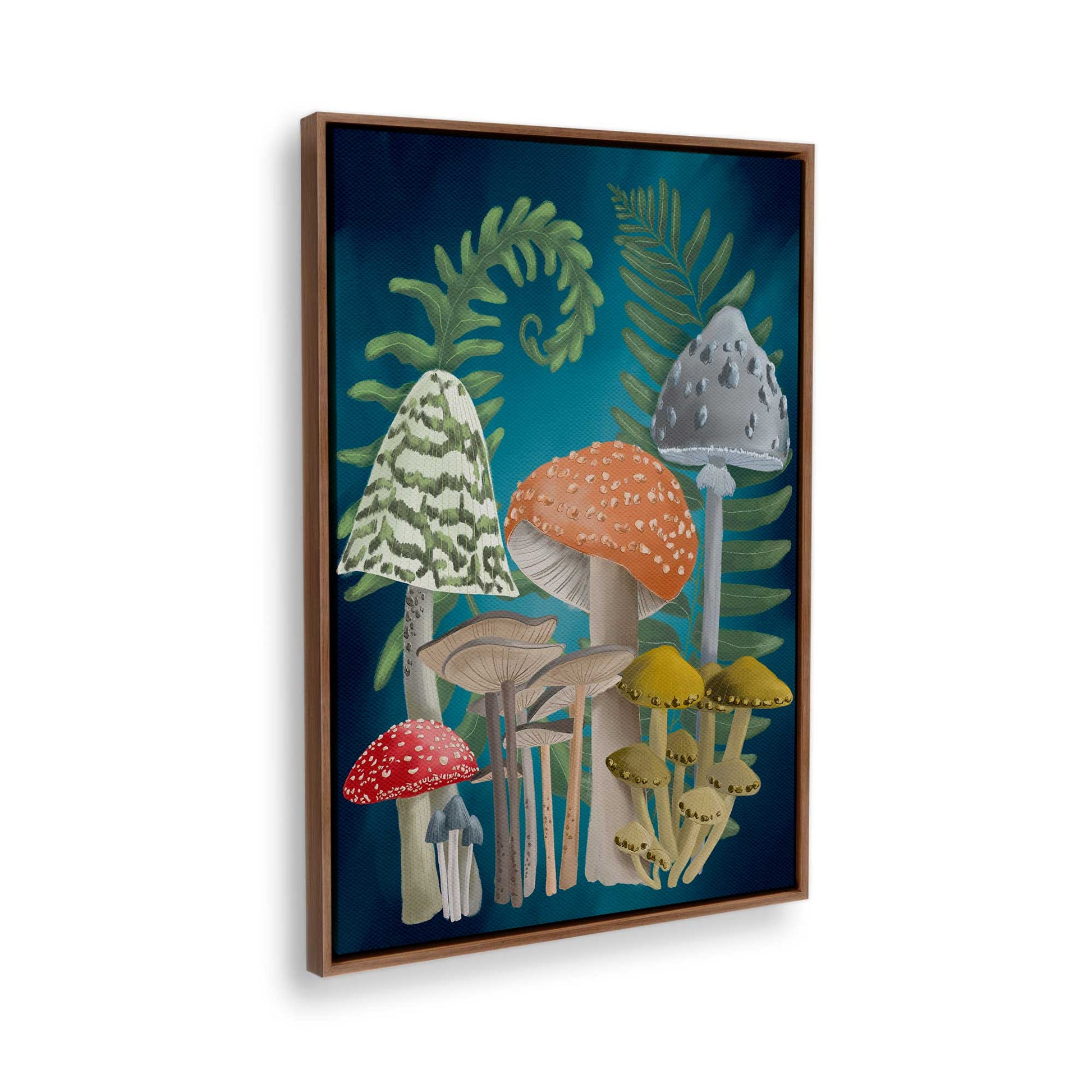 [Color:Walnut], Picture of the corner of the art