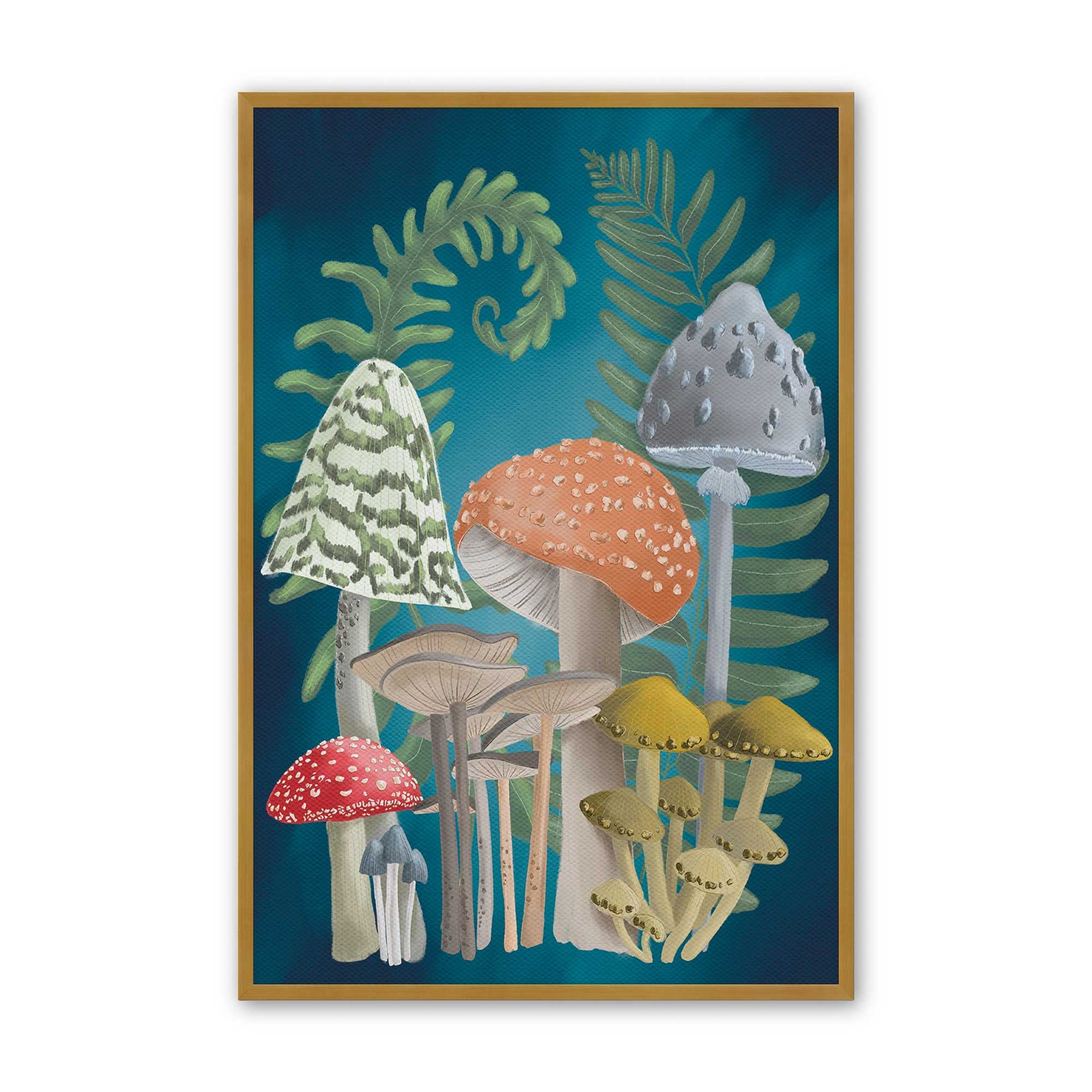 [Color:Polished Gold], Picture of art in a Polished Gold frame