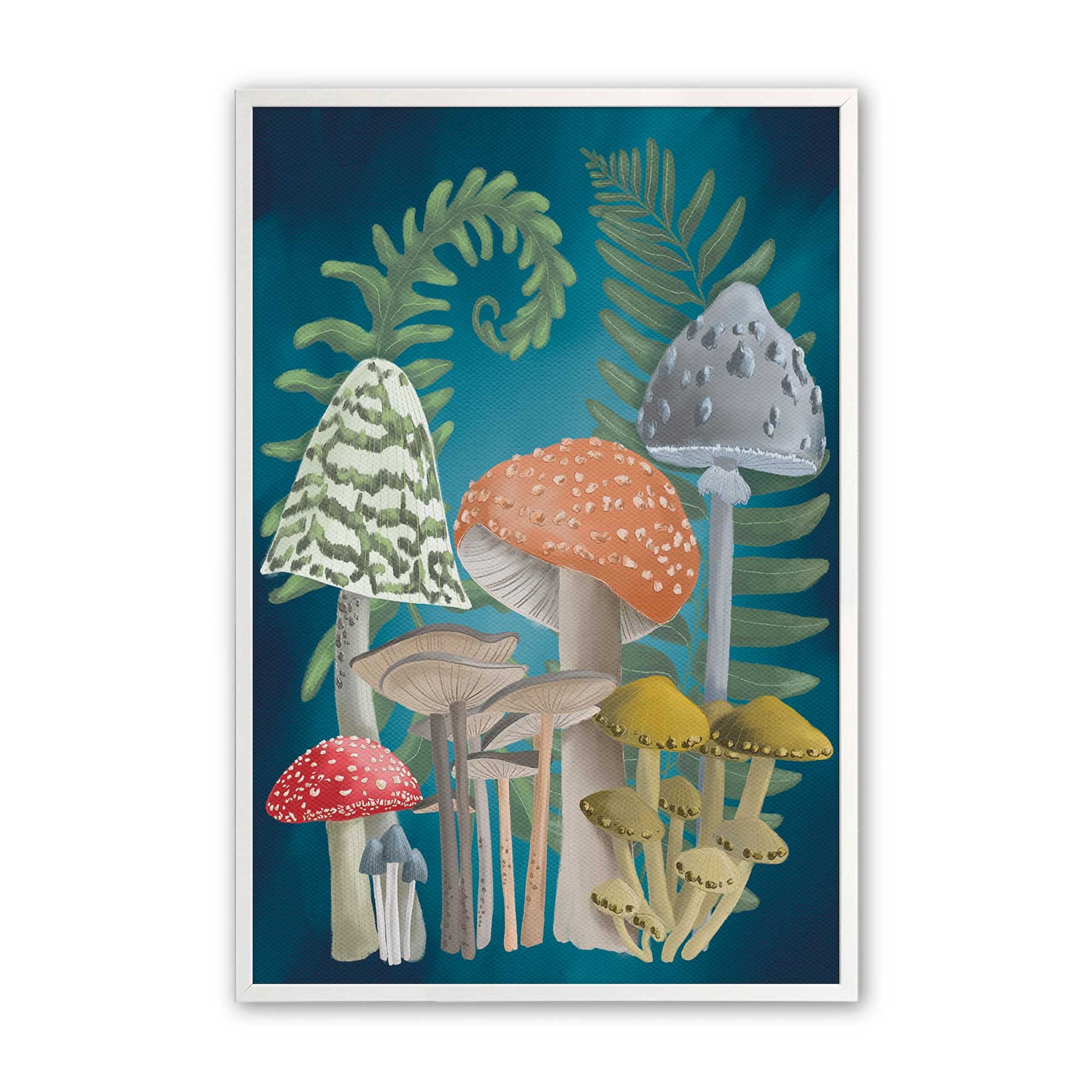 [Color:Opaque White], Picture of art in a Opaque White frame