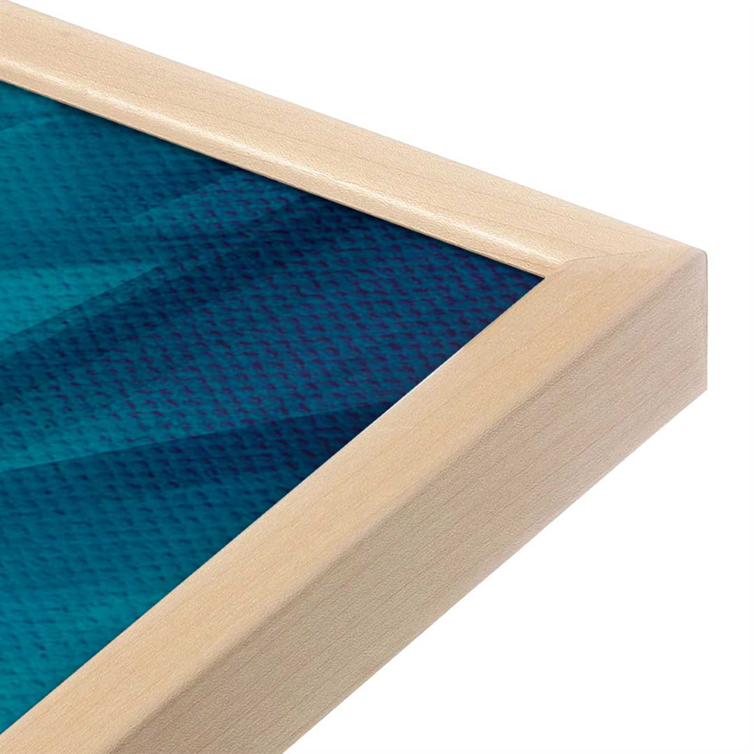 [Color:Raw Maple], Picture of art in a Raw Maple frame at an angle