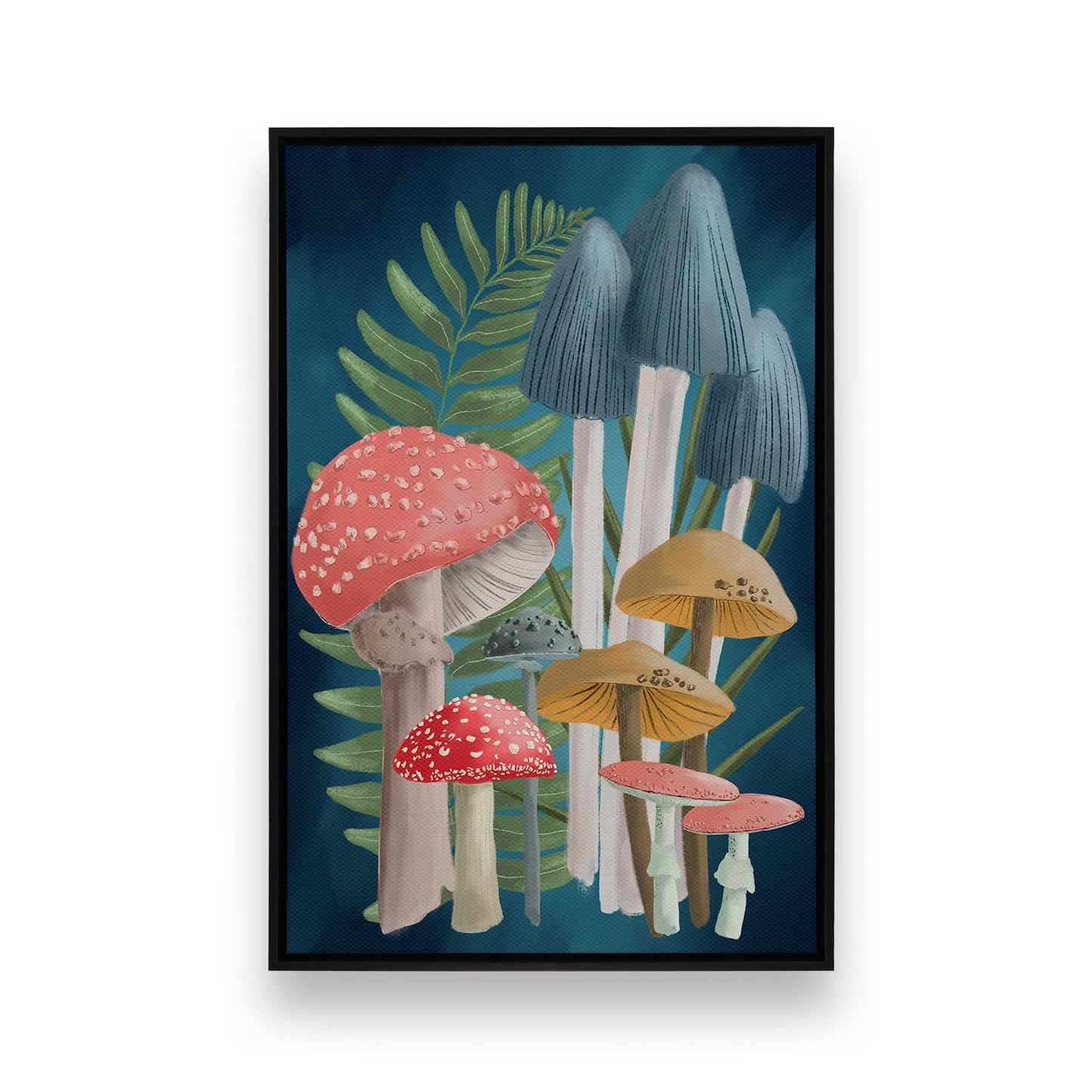 [Color:Satin Black], Picture of art in a Satin Black frame