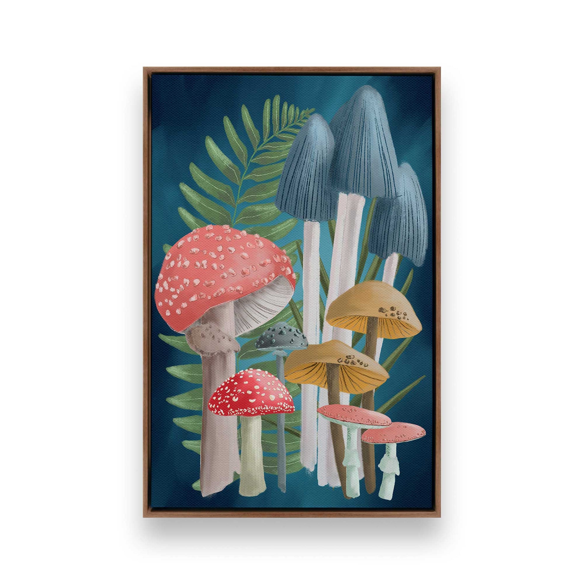 [Color:Walnut], Picture of art in a Walnut frame