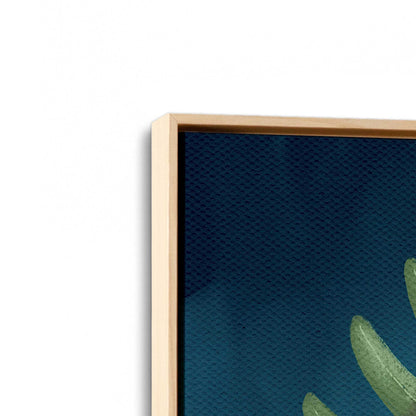 [Color:American Maple], Picture of art in a American Maple frame at an angle
