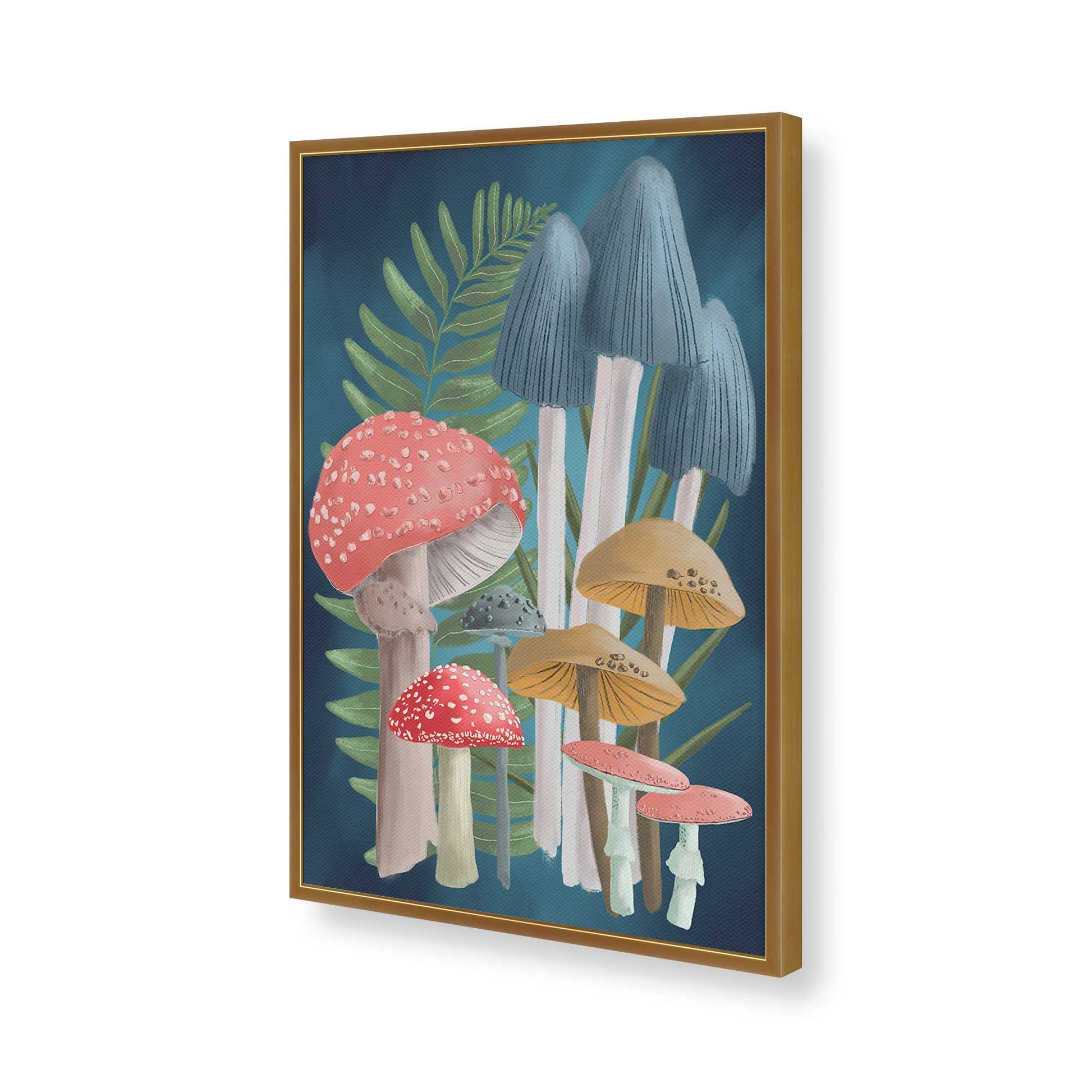 [Color:Polished Gold], Picture of art in a Polished Gold frame of the corner