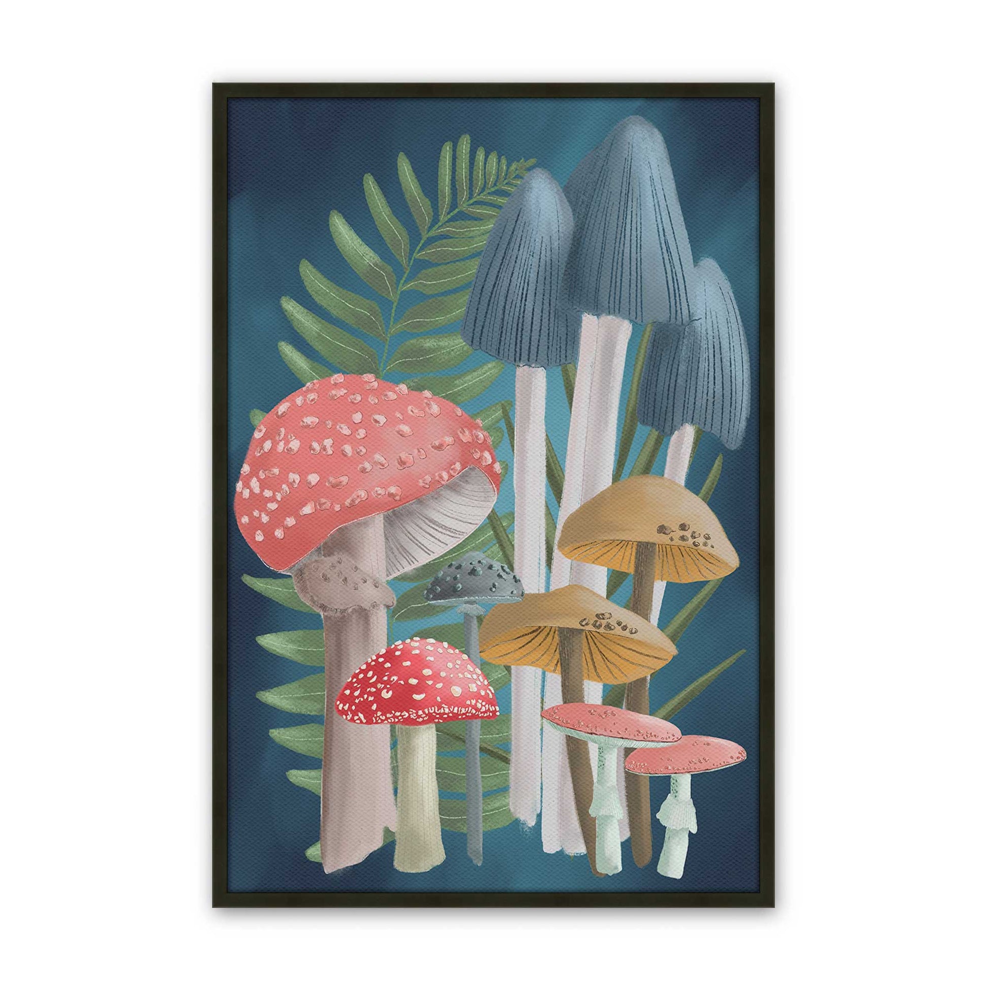 [Color:Satin Black], Picture of art in a Satin Black frame