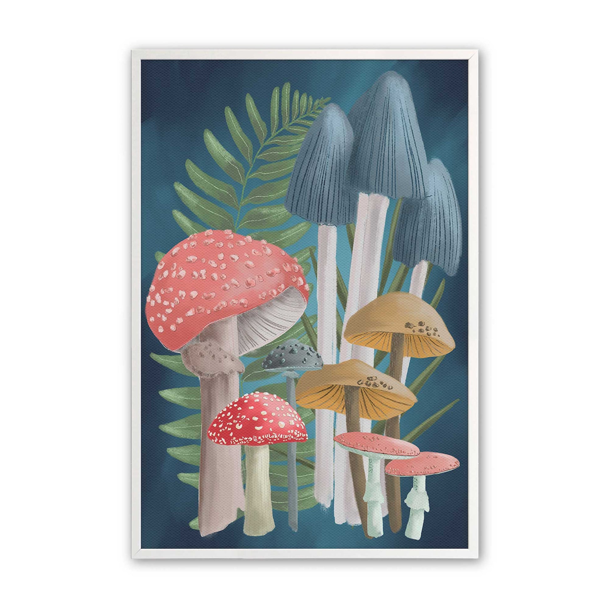 [Color:Opaque White], Picture of art in a Opaque White frame