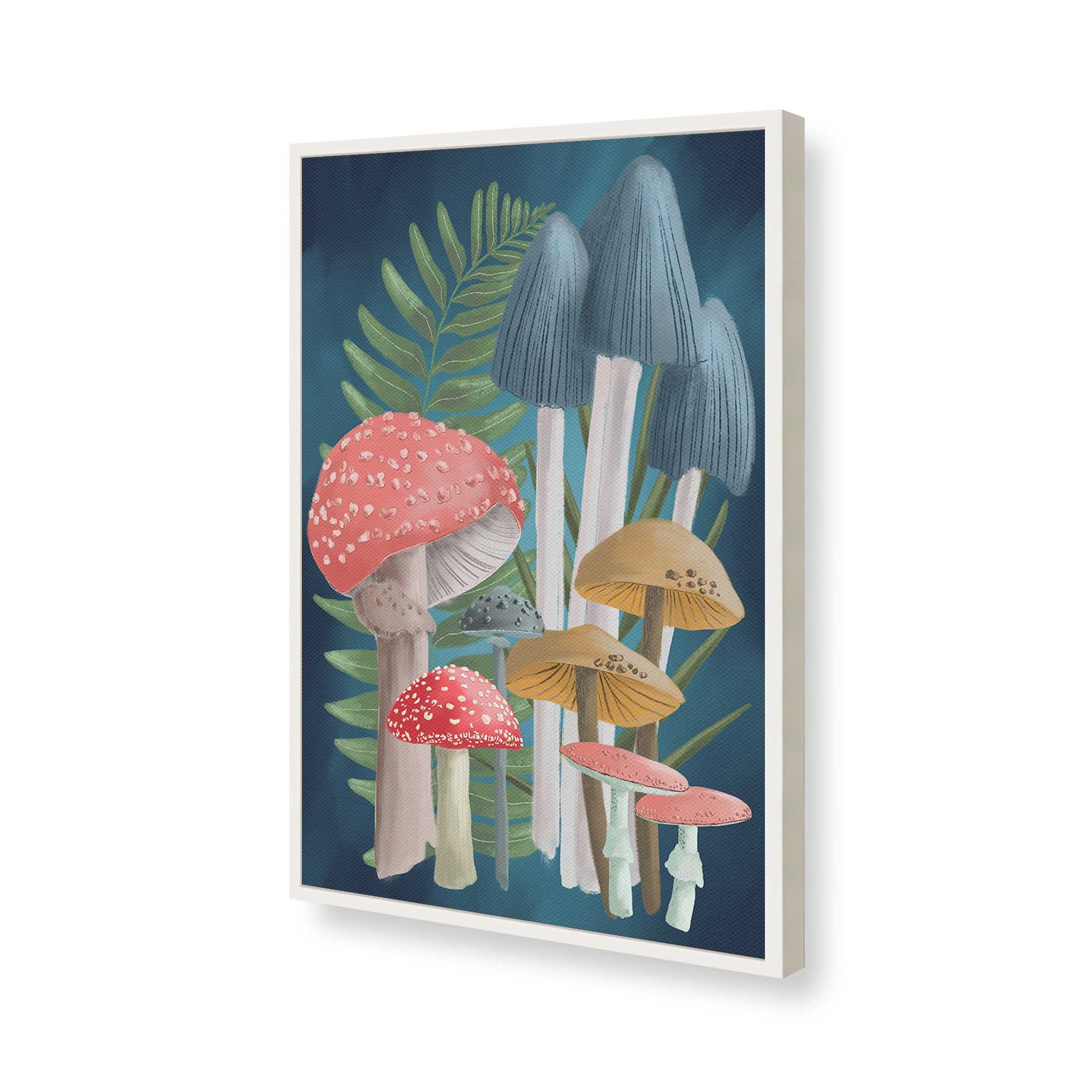 [Color:Opaque White], Picture of art in a Opaque White frame of the corner