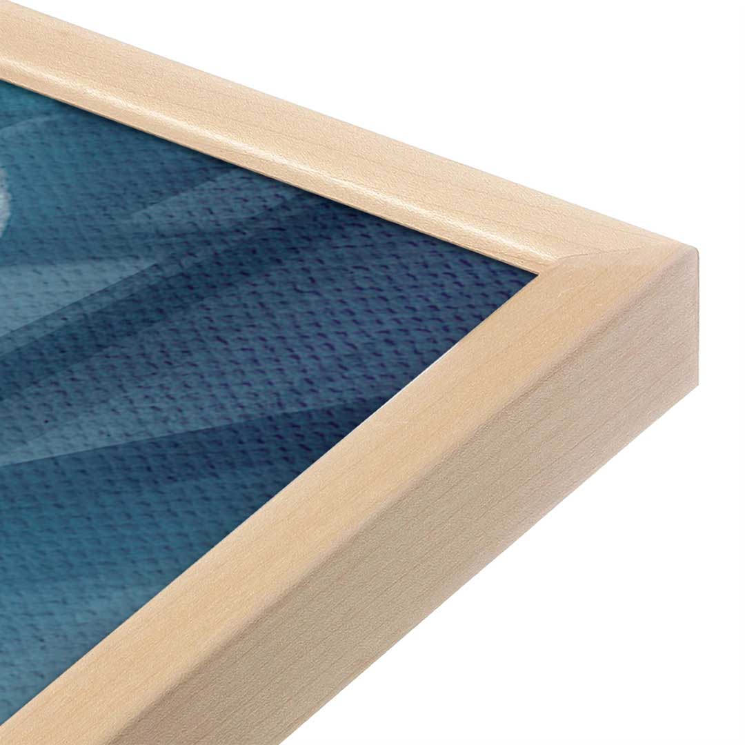 [Color:Raw Maple], Picture of art in a Raw Maple frame at an angle