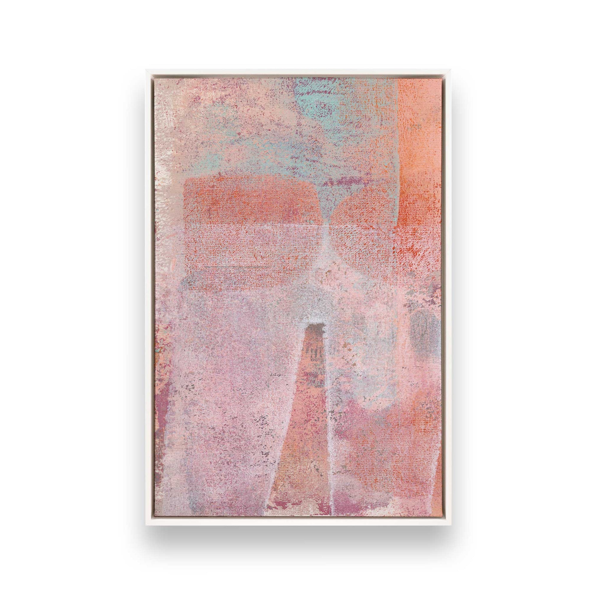 [Color:Opaque White], Picture of art in a White frame