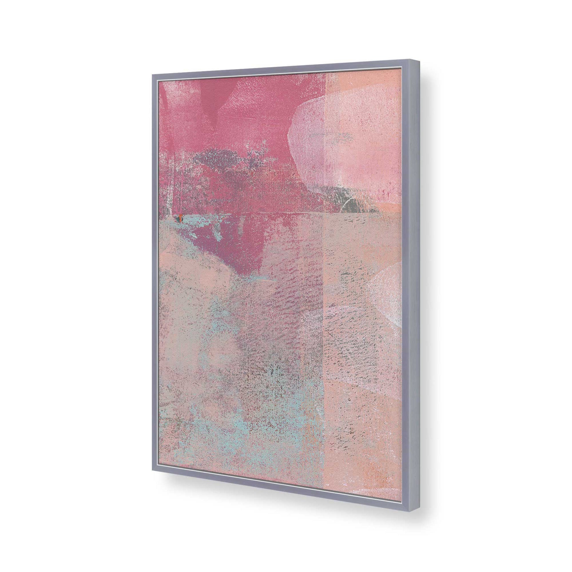 [Color:Polished Chrome], Picture of art in a Polished Chrome frame of the corner