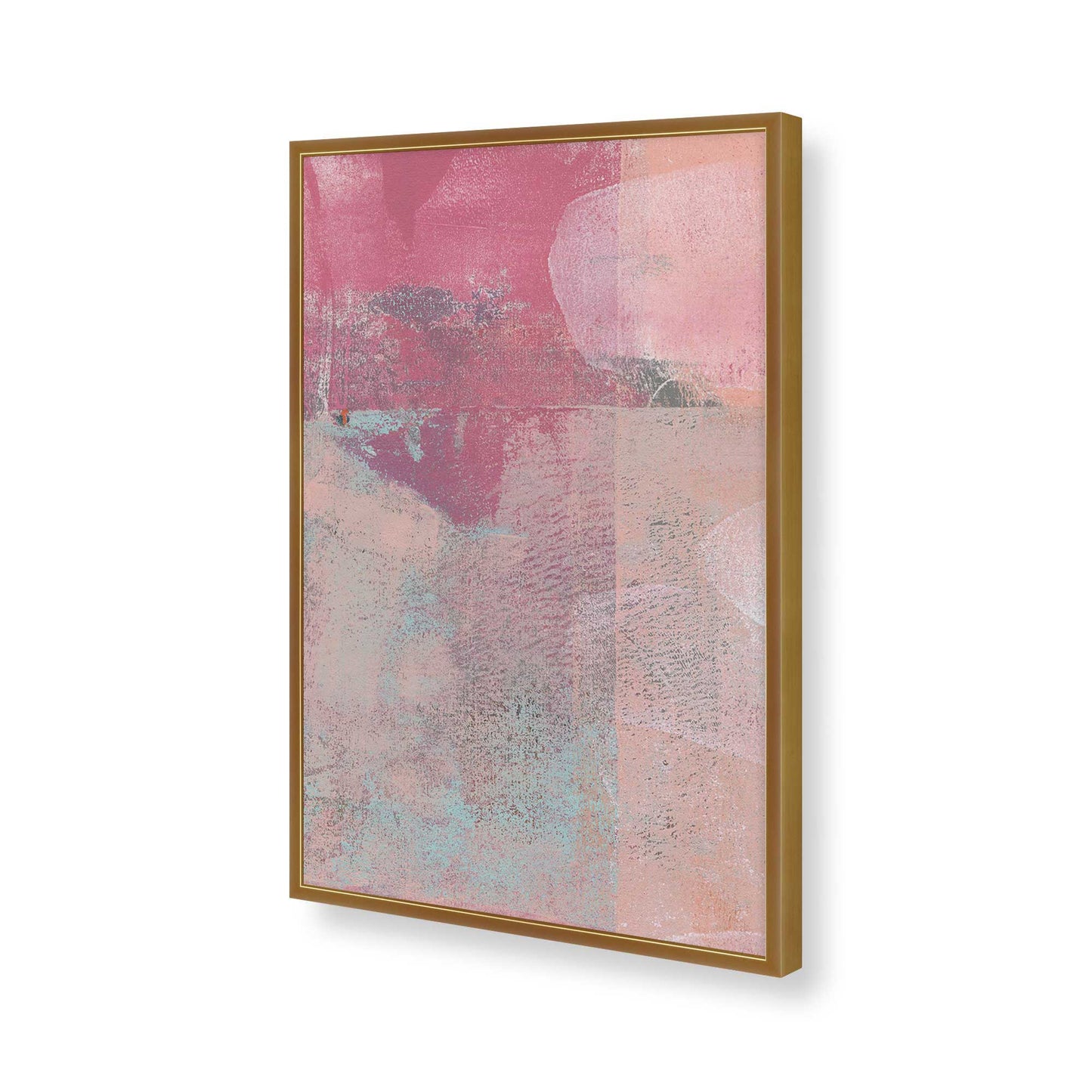 [Color:Polished Gold], Picture of art in a Polished Gold frame of the corner