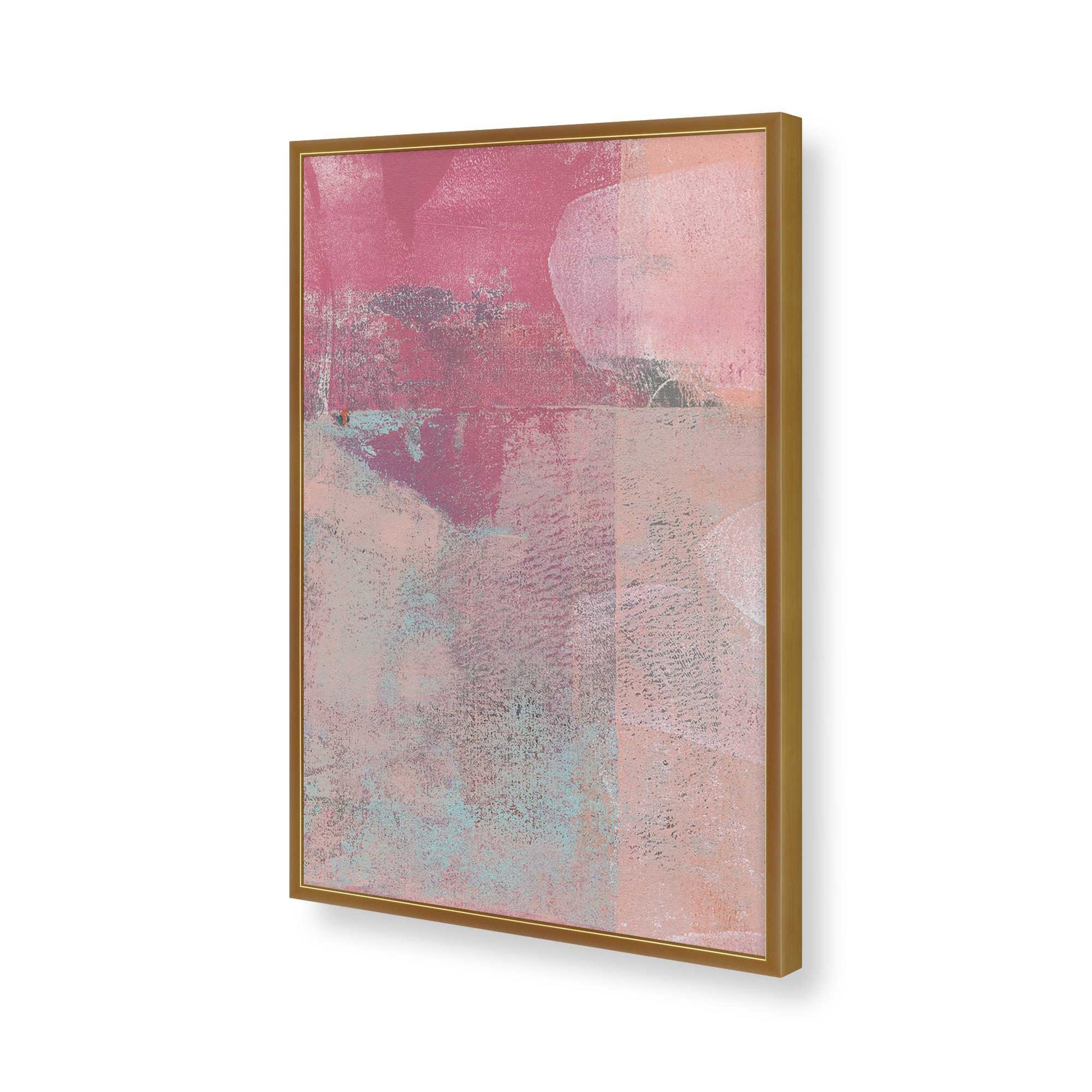 [Color:Polished Gold], Picture of art in a Polished Gold frame of the corner