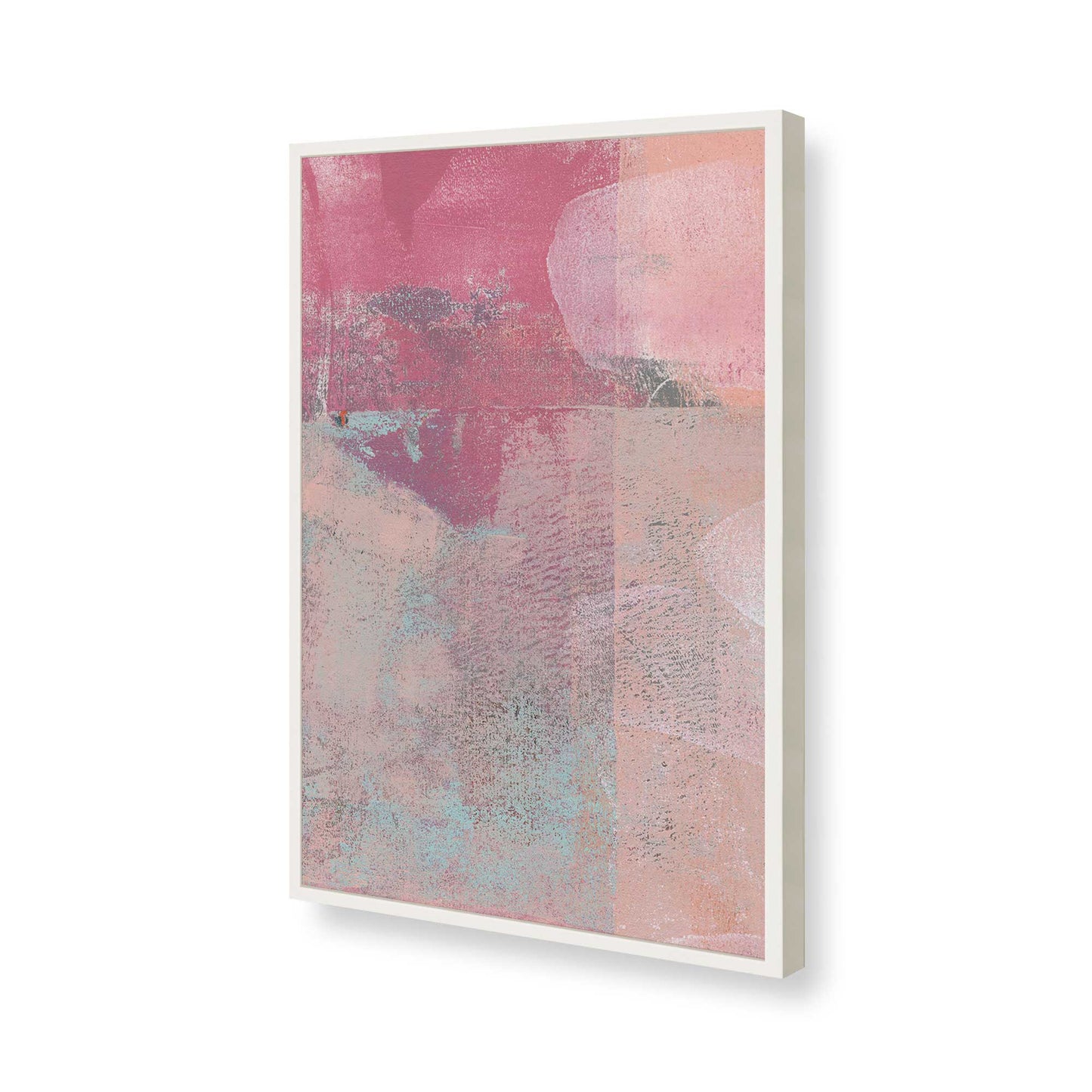 [Color:Opaque White], Picture of art in a Opaque White frame of the corner