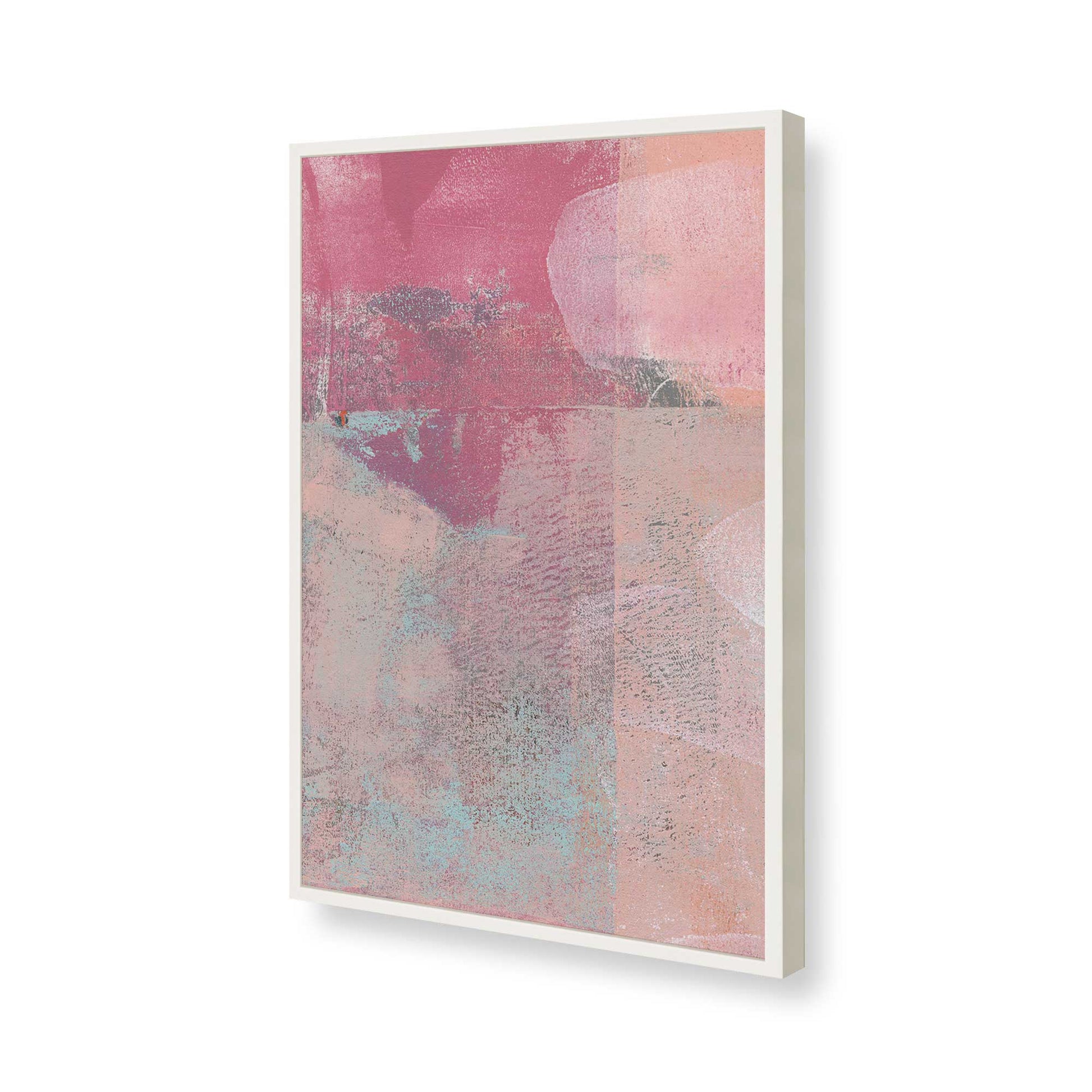 [Color:Opaque White], Picture of art in a Opaque White frame of the corner