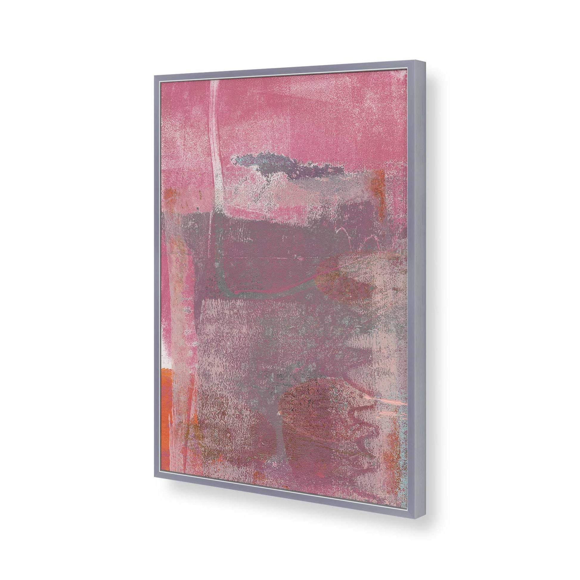 [Color:Polished Chrome], Picture of art in a Polished Chrome frame of the corner