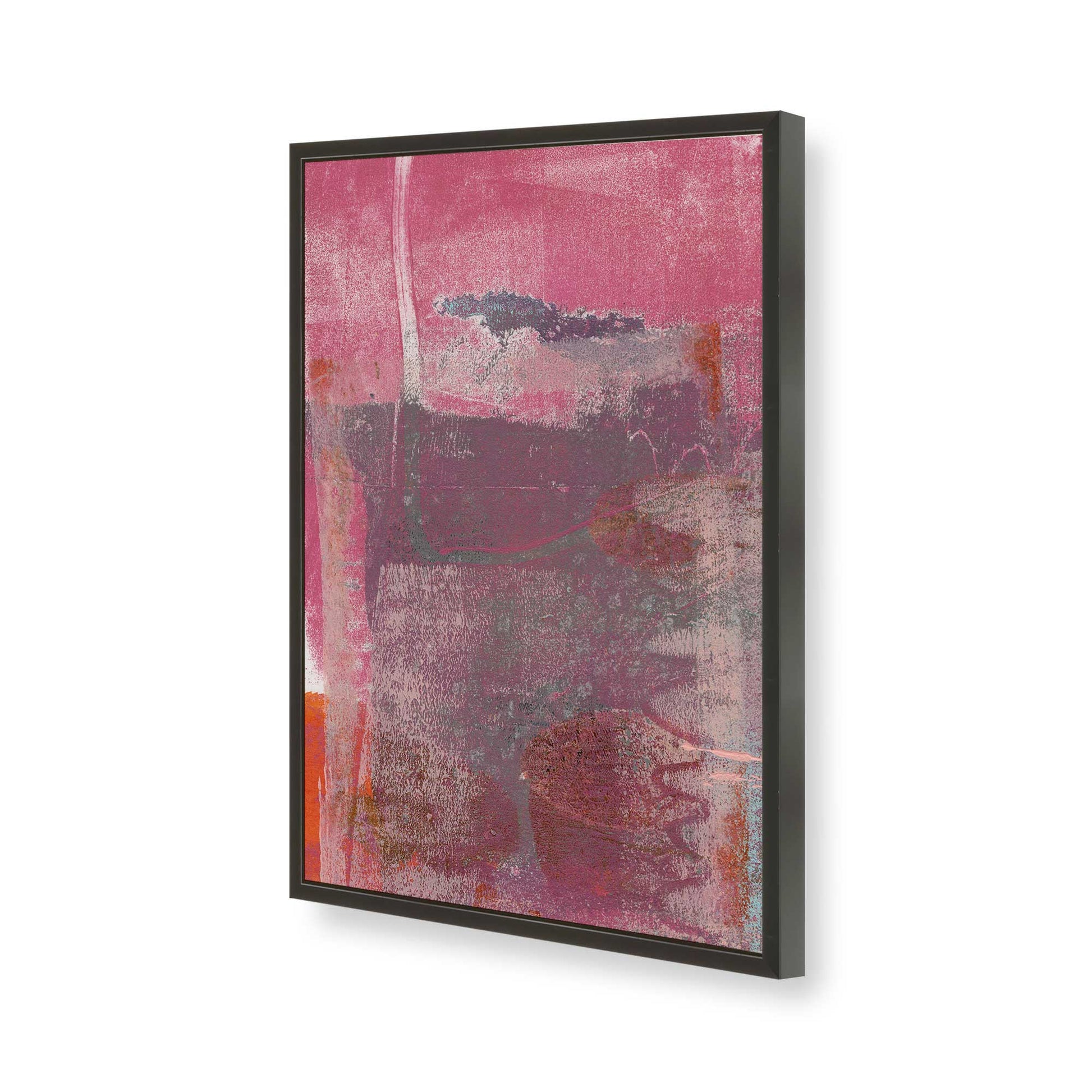 [Color:Satin Black], Picture of art in a Satin Black frame of the corner