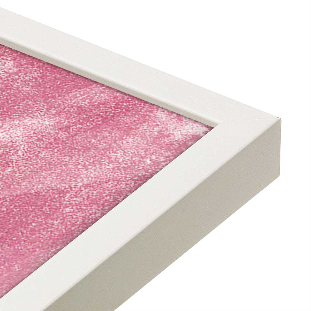 [Color:Opaque White], Picture of art in a Opaque White frame at an angle
